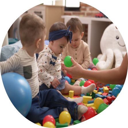 Children playing at Playful Scholars using child care subsidies in Midland MI