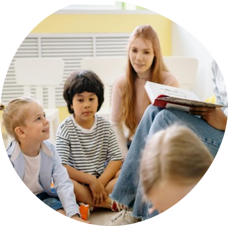 Children at Playful Scholars in Midland MI learning through play and creativity, building confidence and strong minds.
